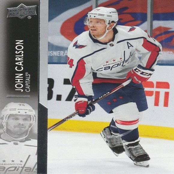 John Carlson Washington Capitals NHL Hockey Card Collection - 8 Card Set - Picture 7 of 9